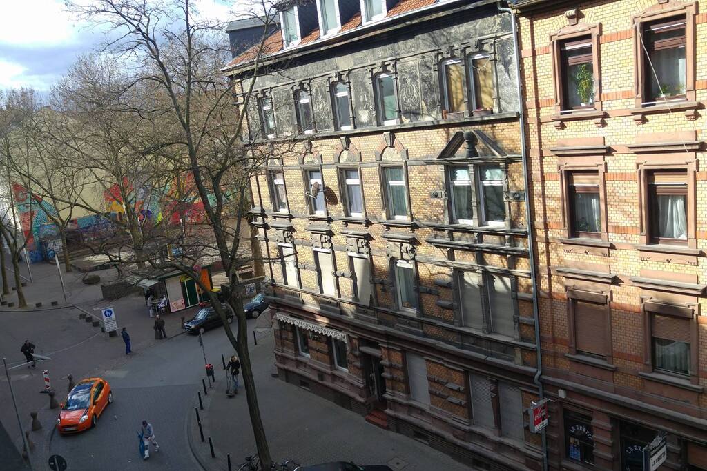 view from the living room