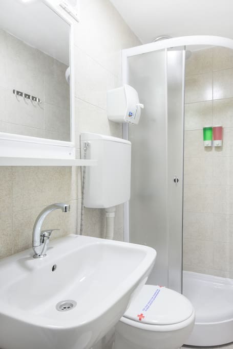 bathroom in the room