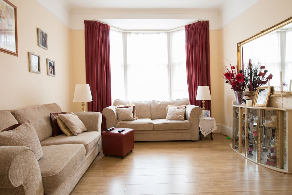Bright large sitting room