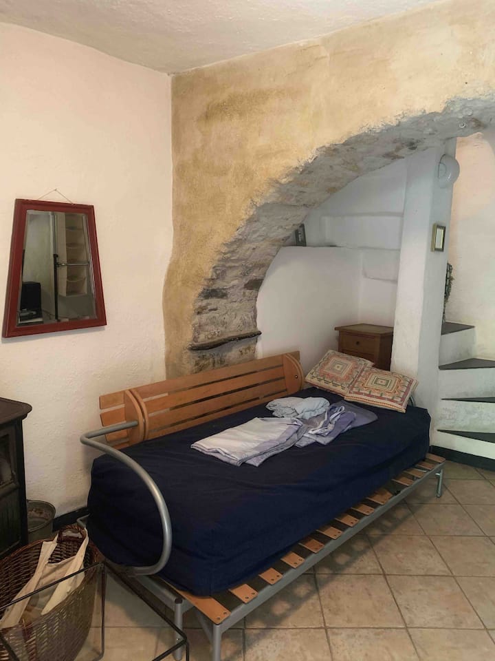 غرفة تلفزيون بسرير أريكة قابل للسحب 