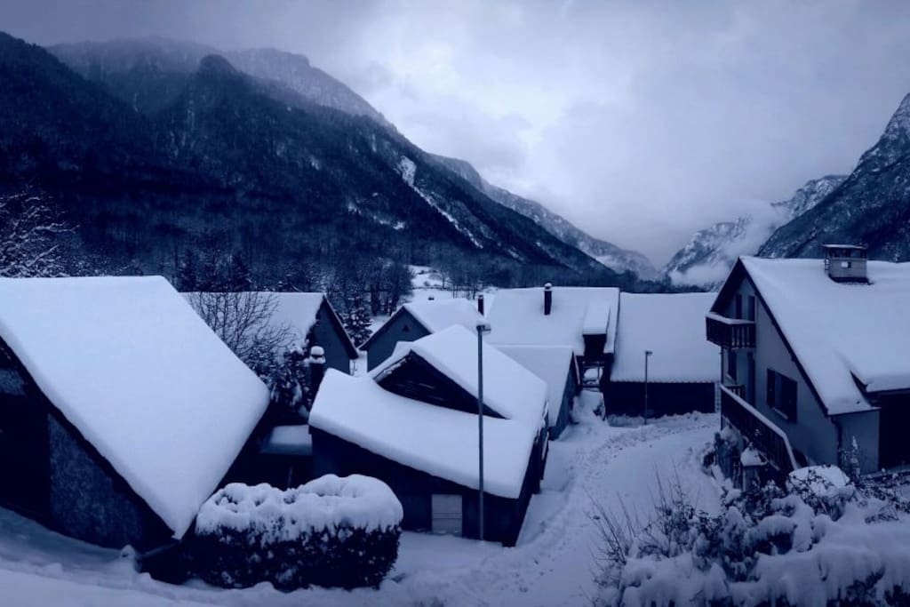 les clots sous la neige