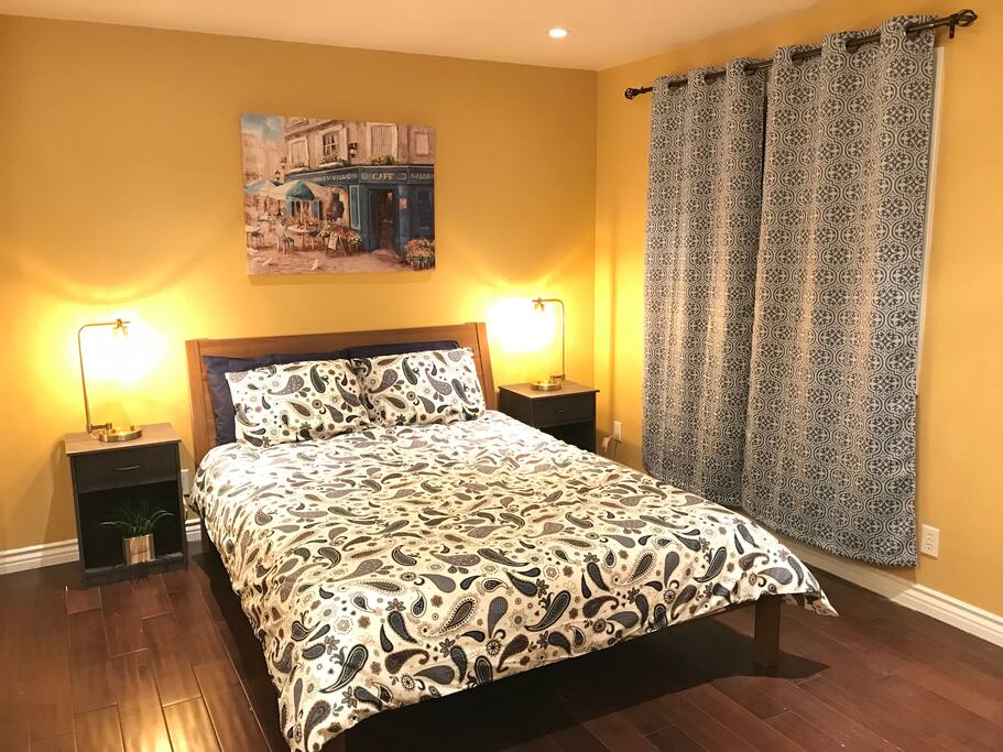 Brand New Bed Sheets, Pillows, & Curtains.
