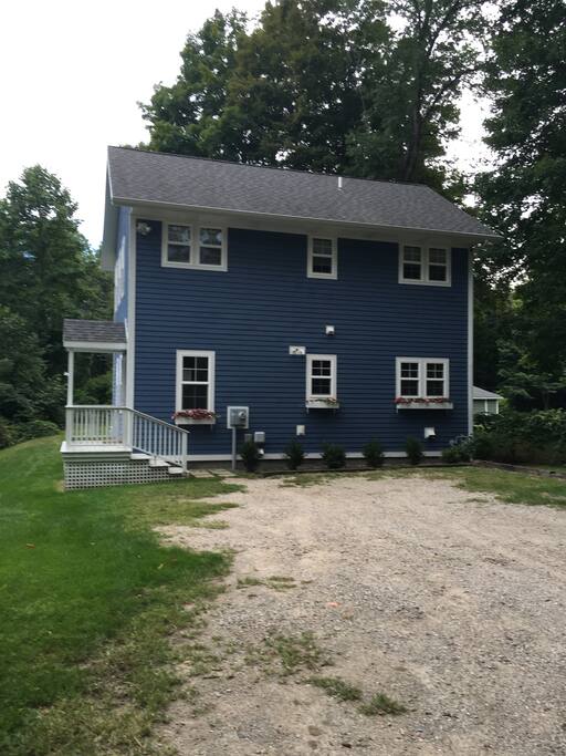 Side view of home.