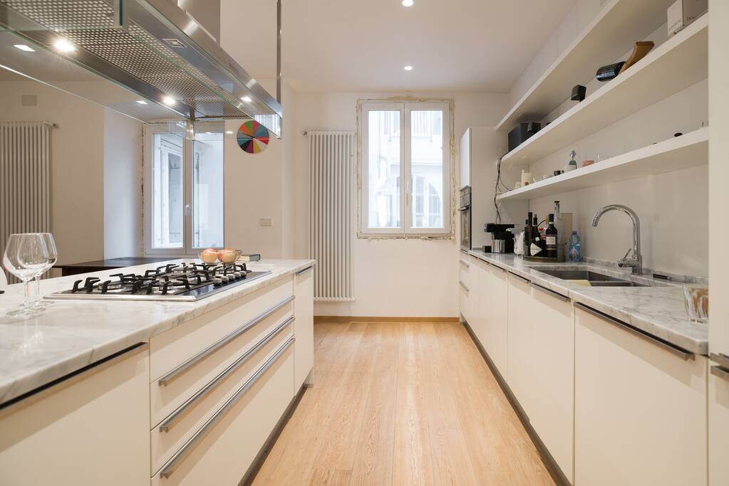 Ancora la cucina, ampia e confortevole