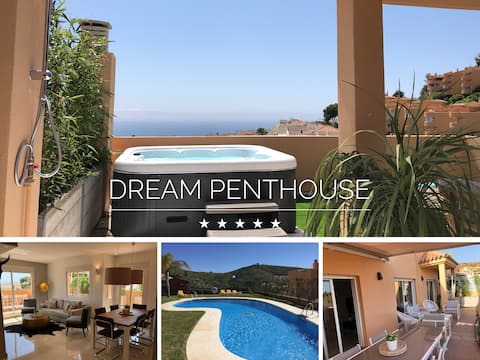 ♥NEW LUXURY PENTHOUSE | JACUZZI | SEA VIEWS | WiFi