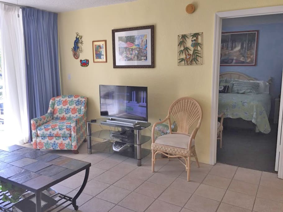 Living room with TV