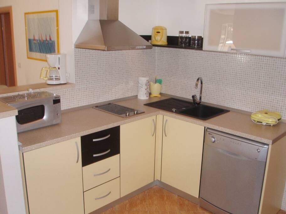 Modern self contained kitchen