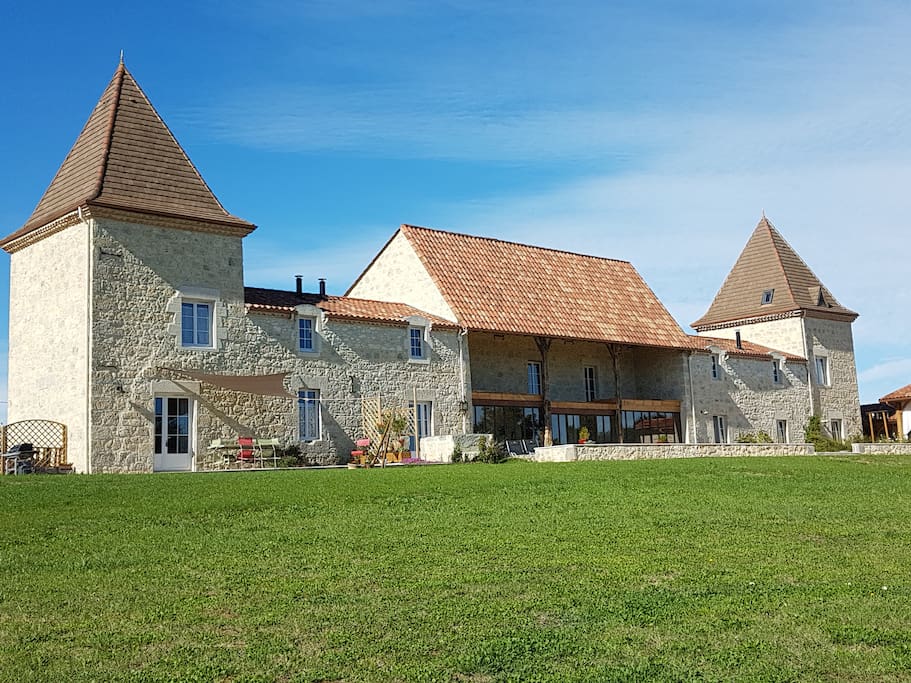Grand Chemin, vue du jardin