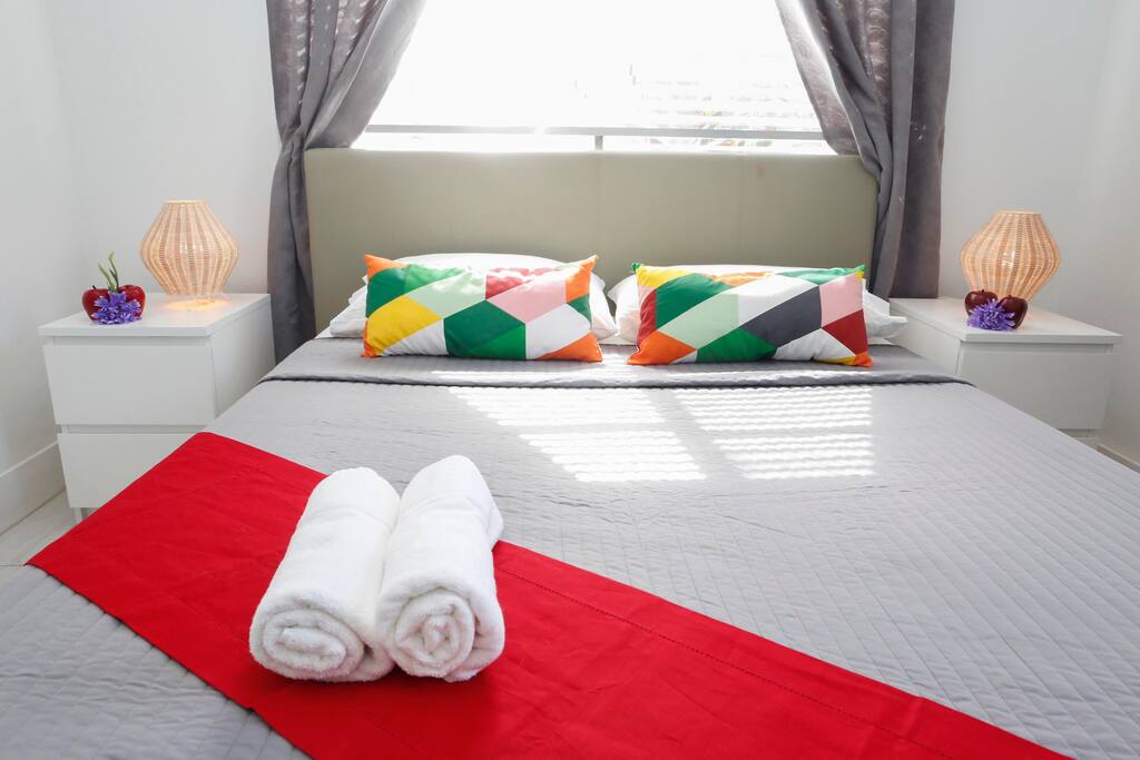 The master bedroom
