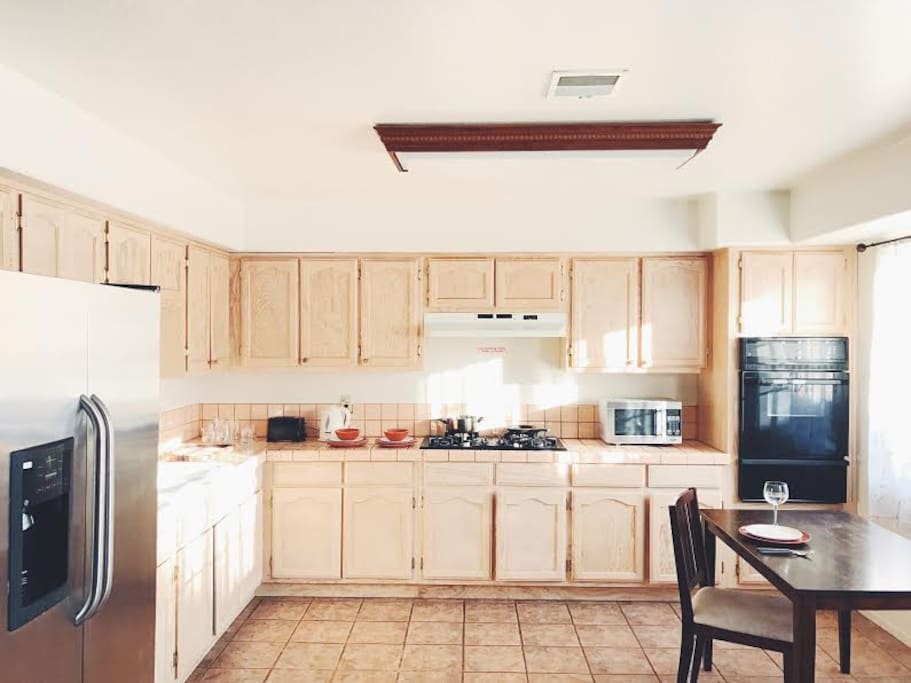 Sunny bright kitchen