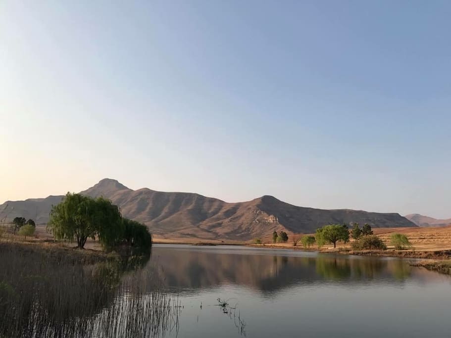 This photo of Mount Horeb and the dams at Craigrossie was taken by our recent guest Carl who posted this lovely message on our Facebook page: "Thanks John and Trish for a wonderful Heritage long weekend. Your place is stunning and we really enjoyed staying with you. Also the fishing was great!!"