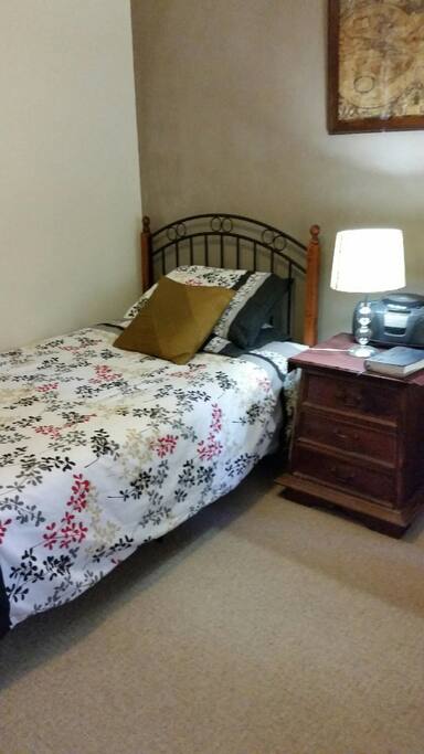 king single bed.