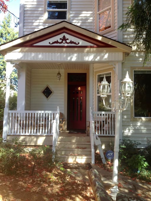 The entrance