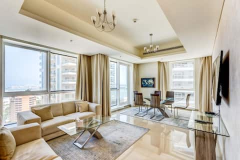 stunning 2BR at Barcelo Residences Dubai Marina