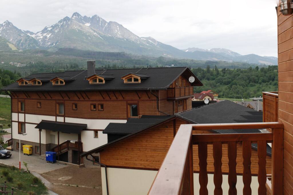 view from the balcony