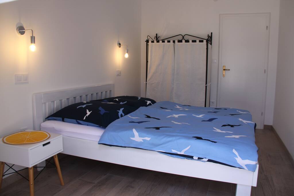 Very comfortable double bed in the bedroom