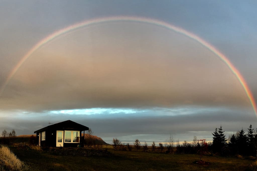 Under the rainbow!