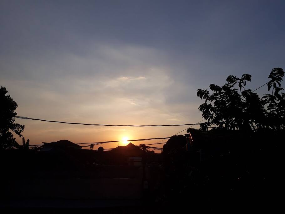 view from balcony
