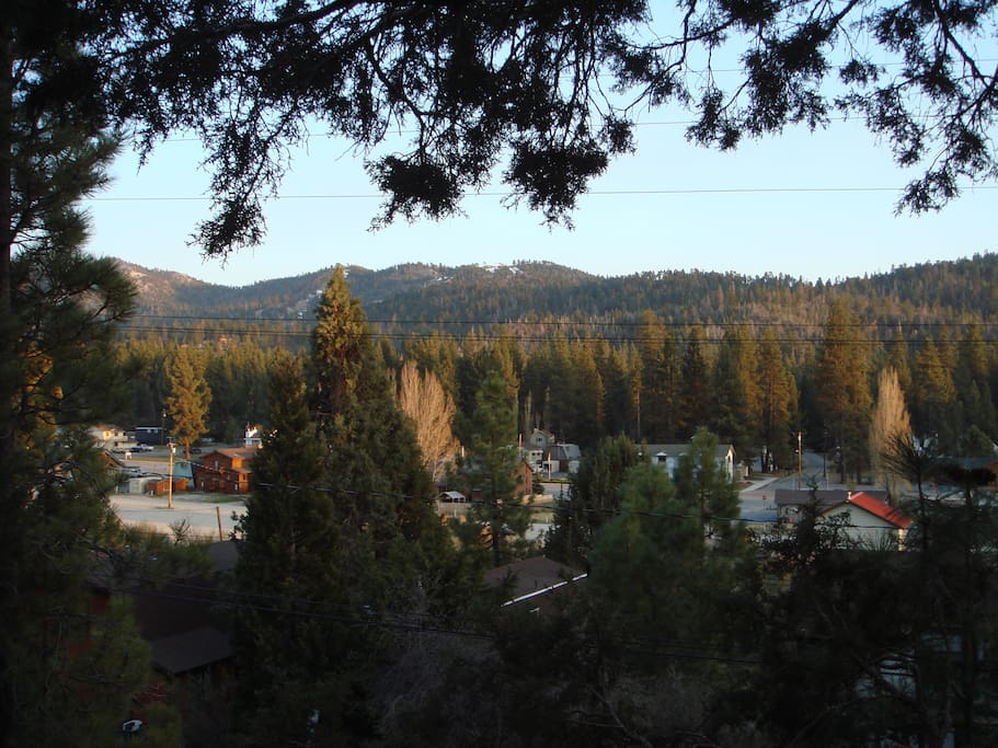 Relax and take in fall colors right from our porch.