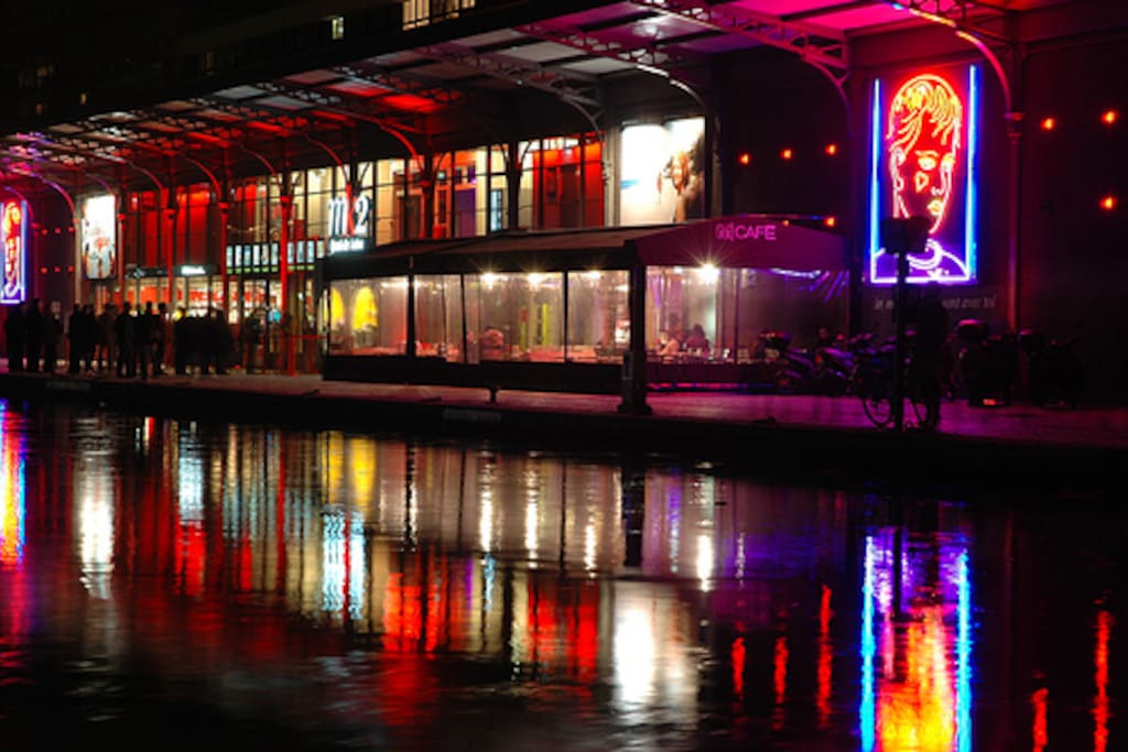 Cinema MK2 et restaurant sur l'eau