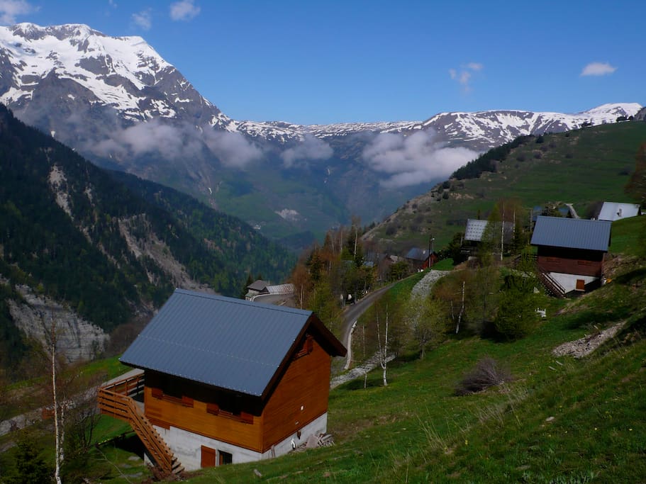 Le chalet côté Sud-Est