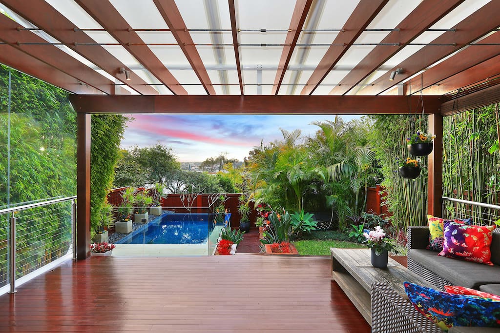 Deck and Back Garden