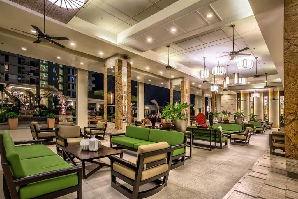 Outside lobby area