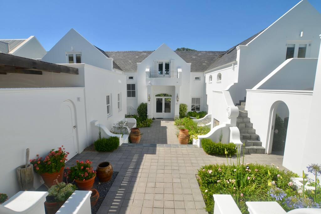 Main entrance to the house