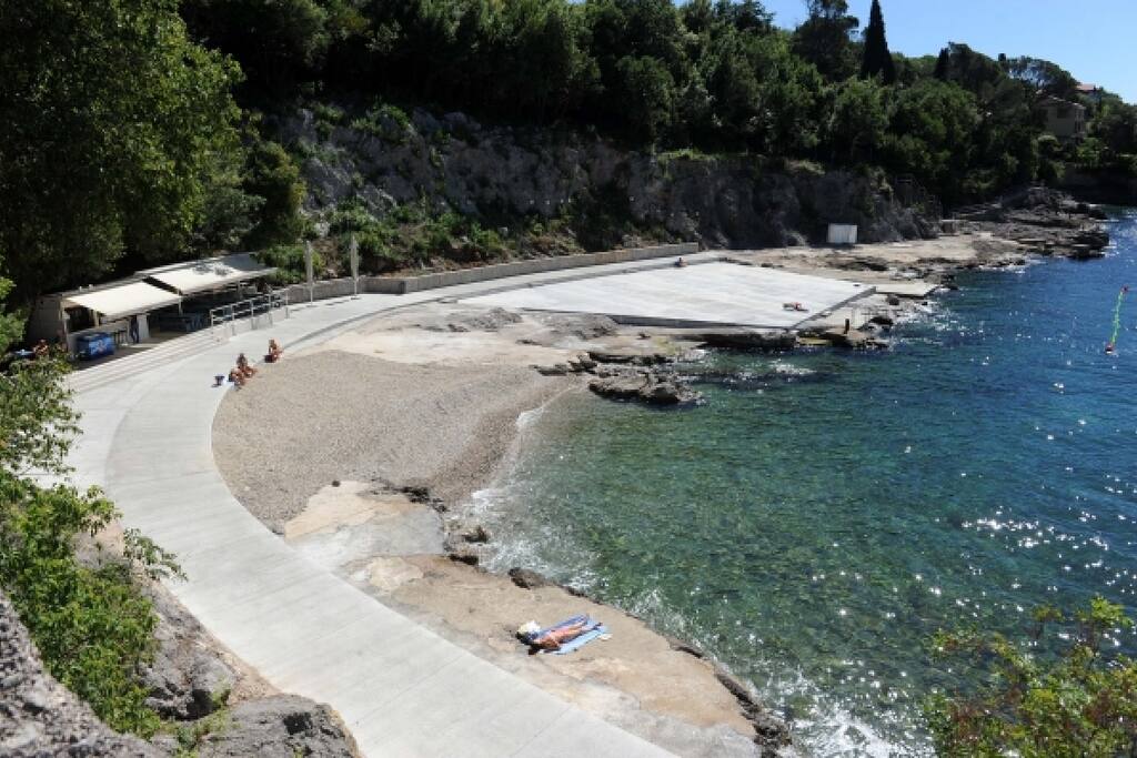Beach near apartment