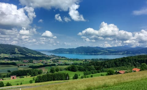 Guest bedroom Attersee view 2