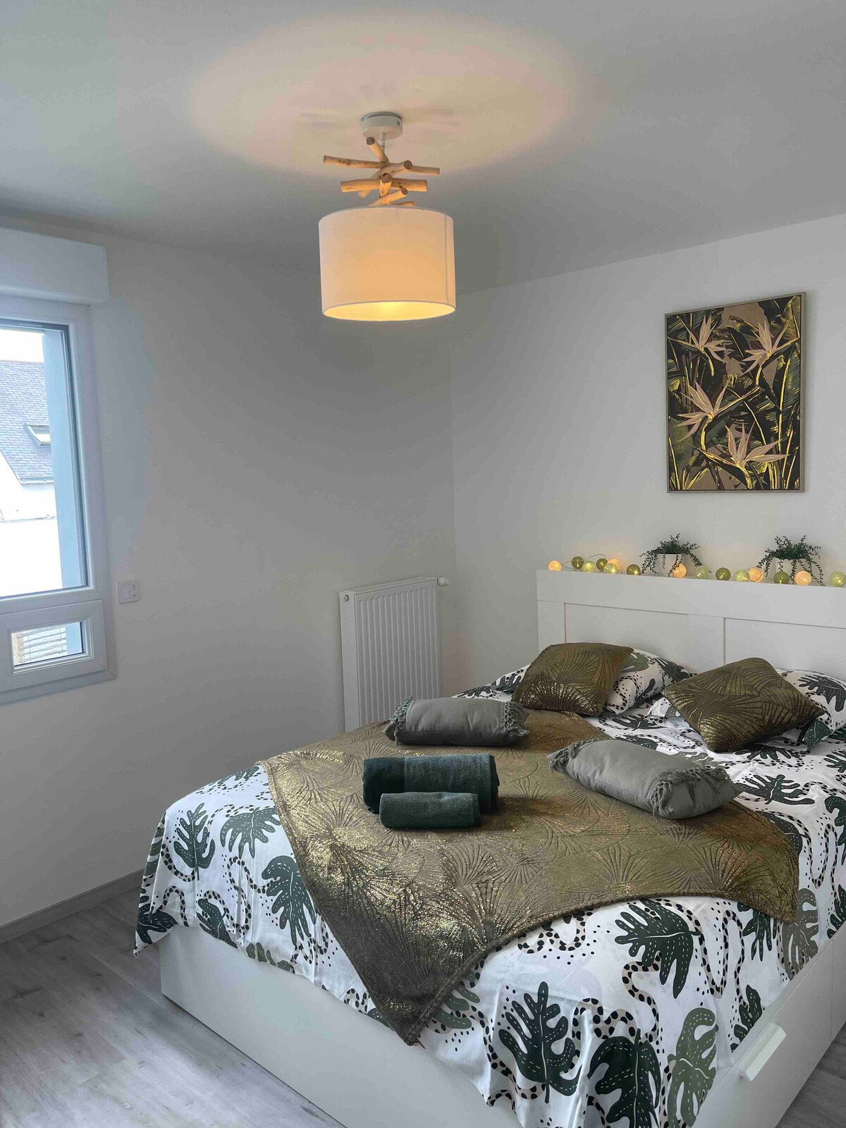 Spálňa 1 s manželskou posteľou Queen