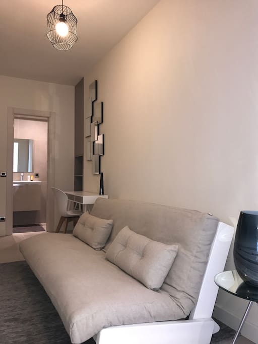 Sofa coverts in double bed
