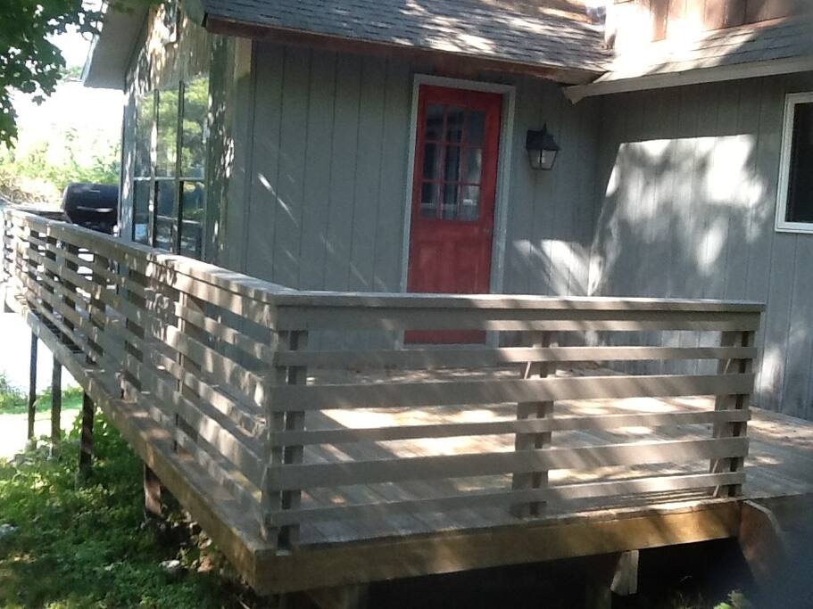 Rear entrance