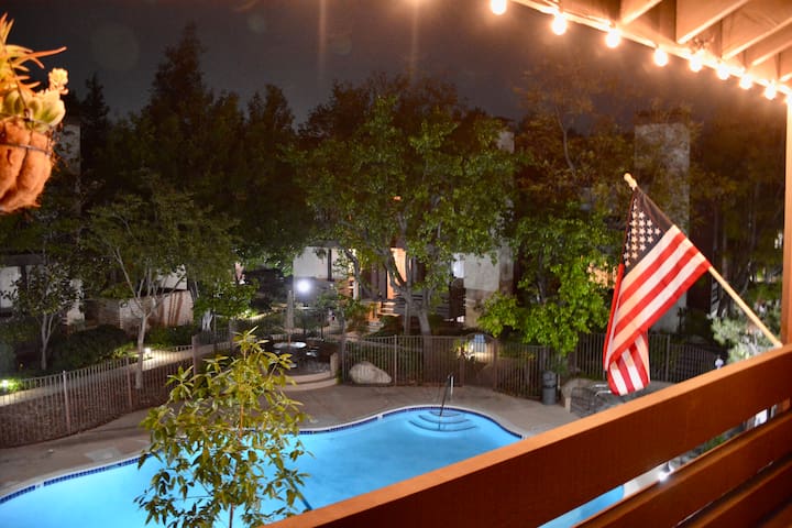 Modern Townhouse surrounded by trees