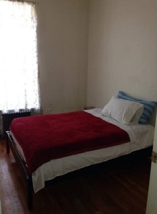 Your queen bed in your private room