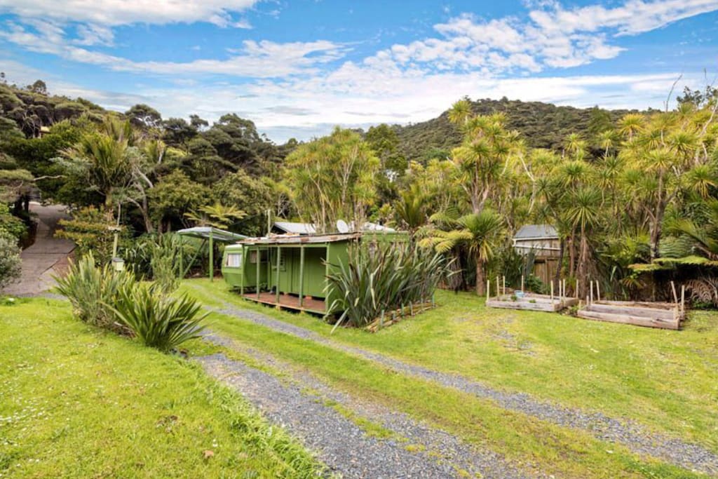 Humble accomodation in the foothills of the Waitakere forest