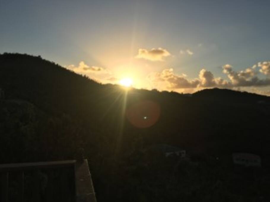 wake up to the morning sunrise