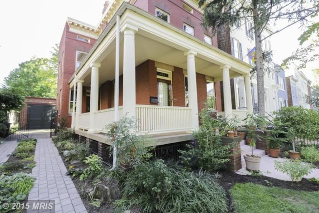 Wrap around front porch and parking for 3 cars