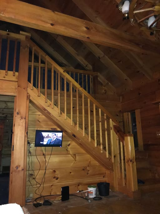 Stairs to loft