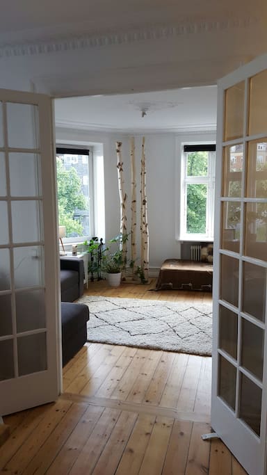 Living room. View from the dining room.