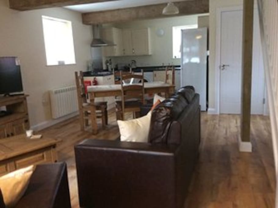 Open plan living area
