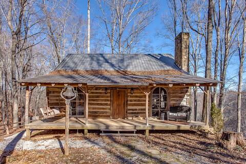 Pioneer Cabins+Lux Treehouse on 50ac+Sauna+HotTub