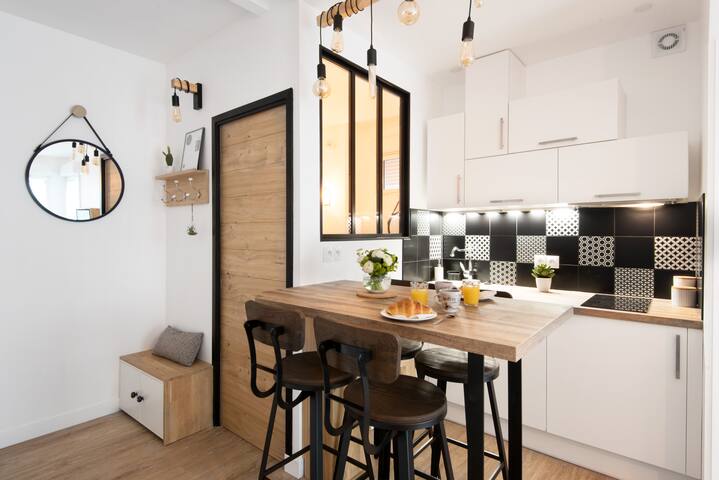 Cosy T2 avec terrasse centre ville- vieux port