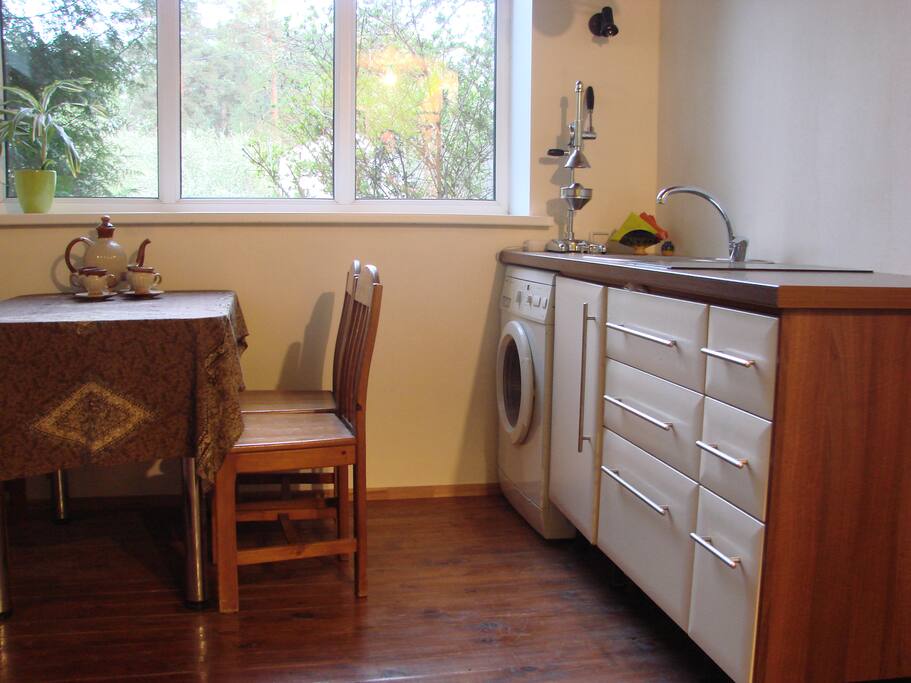 Fully functional kitchen