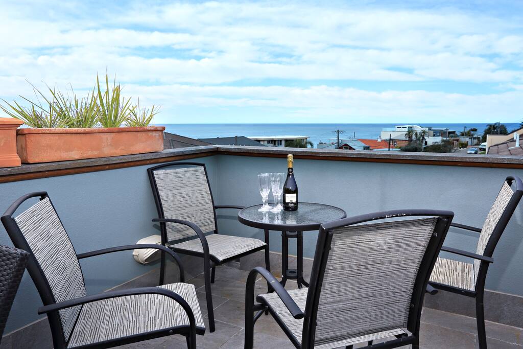 Rooftop area with BBQ