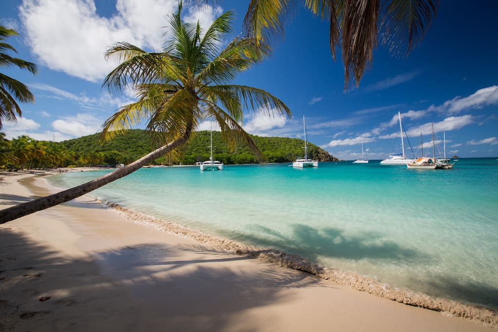 One of the more popular views of Salt Whistle Bay.