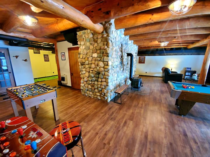 Downstairs gameroom