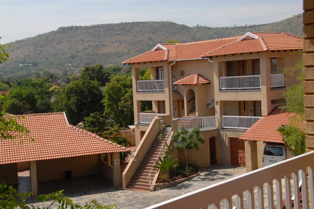 Modern building with private rooms and lots of parking