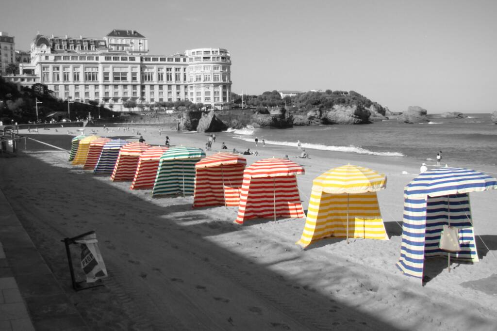 Les plages à 200m.