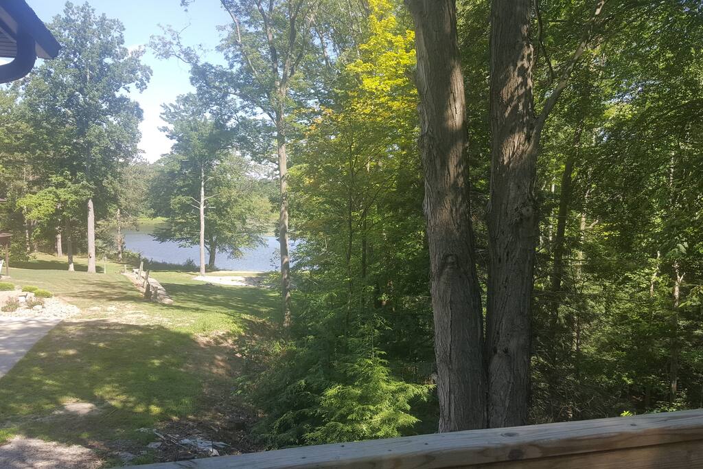 View from deck of home that is a second floor dwelling (no elevator or ramp)